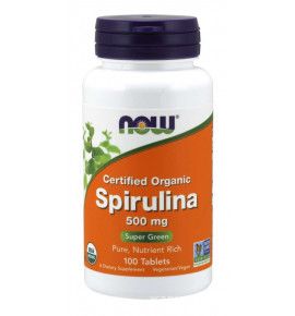NOW Spirulina — таблетки Спирулина - БАД