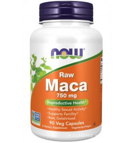NOW Maca — Мака перуанская БАД 750 мг, 90 капсул
