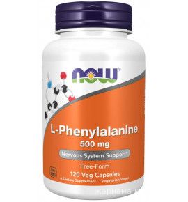 NOW L-Phenylalanine — Фенилаланин 500 мг - БАД
