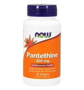NOW Pantethine, Пантетин 300 мг - 60 капсул. - БАД
