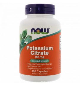 NOW Potassium Citrare - цитрат калия - БАД