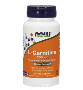 L-Карнитин для похудения - Now-Foods L-Carnitine - БАД