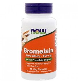NOW Bromelain - фермент бромелайн - БАД