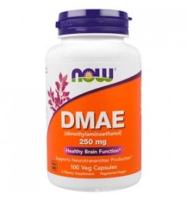 NOW DMAE (ДМАЭ) - диметиламиноэтанол в капсулах - БАД