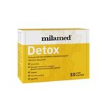 Milamed, Детокс, природный сорбент + метабиотик для очищения организма, для пищеварения, стик-пакеты, 30 шт.