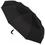 Зонт мужской с большим куполом черный Ame Yoke OK70-10HB (1)