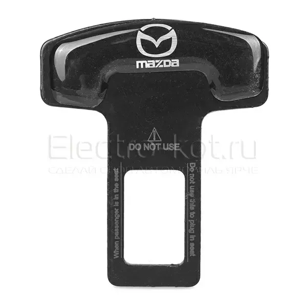 Заглушка ремня Steel Lock с логотипом Mazda (Мазда)