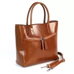 Женская кожаная сумка 9145-220 Елоу Браун