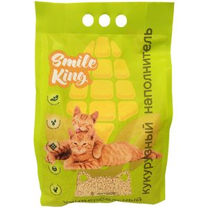 Кошачий наполнитель комкующийся Smile King 3 кг - 5 л Smile King так же подходит для грызунов и собак мелких пород