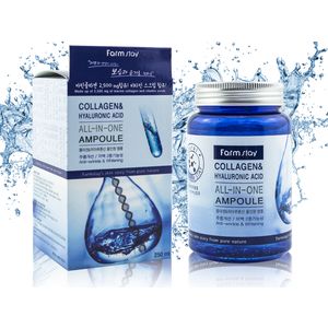 (Китай) Антивозрастная сыворотка FarmStay Collagen and Hyaluronic Acid All-in-One Ampoule 250мл