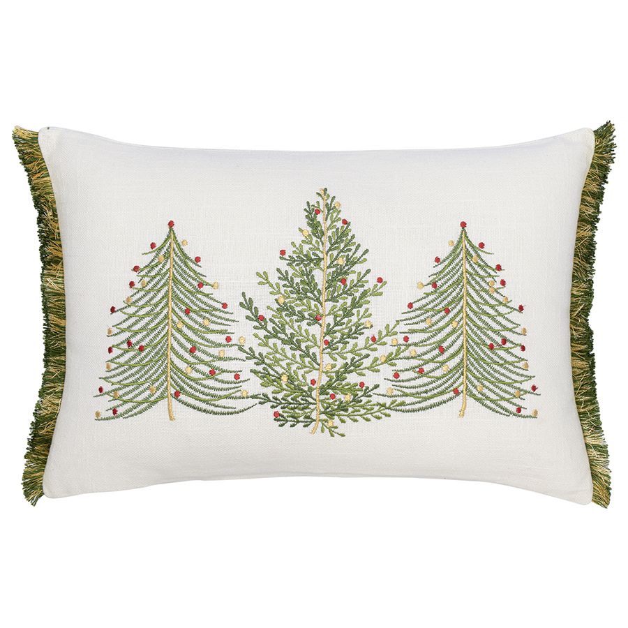 Подушка декоративная с вышивкой Christmas tree из коллекции New Year Essential