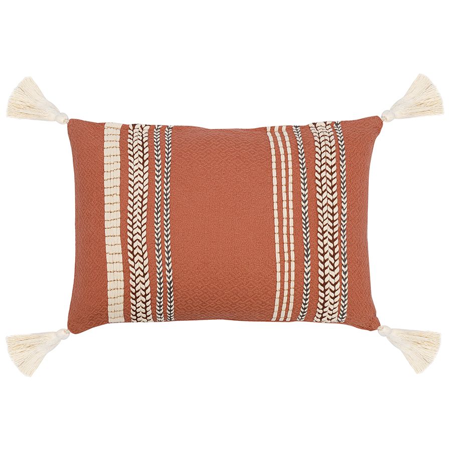 Подушка декоративная с вышивкой Braids из коллекции Ethnic