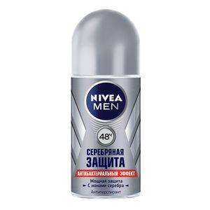 Дезодорант Шариковый NIVEA MEN Антиперспирант Серебряная защита Silver 50 мл (83778)