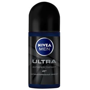 Дезодорант Шариковый NIVEA MEN Антиперспирант Ultra Антибактериальный Эффект 50 мл (80031)