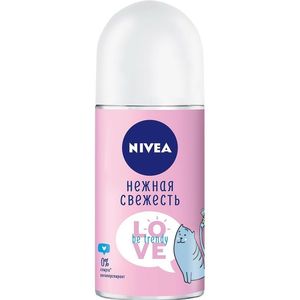 Дезодорант шариковый NIVEA Антиперспирант Love Be Trendy Нежная свежесть женский, 50 мл (83204)