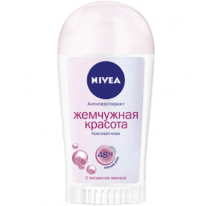 Дезодорант стик NIVEA Антиперспирант Жемчужная Красота женский, 50 мл (84155)