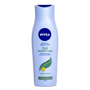 Шампунь NIVEA 2 в 1 Экспресс-Уход женский, 250 мл (81435)