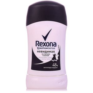 Дезодорант Стик Rexona Антиперспирант Невидимая на черной и белой одежде 40 мл