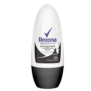 Дезодорант Шариковый Rexona Антиперспирант Невидимая на черной и белой одежде 50 мл