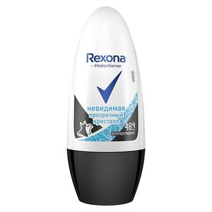 Дезодорант Шариковый Rexona Антиперспирант Невидимый Invisible Aqua/ Прозрачный кристалл 50 мл