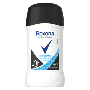 Дезодорант Стик Rexona Антиперспирант Невидимый Invisible Aqua/ Прозрачный кристалл 40 мл