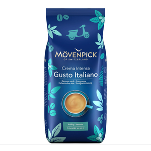 Кофе MOVENPICK CAFFE CREMA GUSTO ITALIANO Зерно 1000 гр., 90% Арабика 10% Робуста (Закончился срок годности 03/2024)