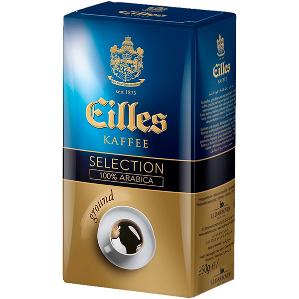 Кофе EILLES Selection Ground Kaffee Молотый 250 гр., 100% Арабика