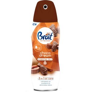 Освежитель воздуха BRAIT Сухое распыление CHOCO DREAM аромат Шоколада и пралине 300мл