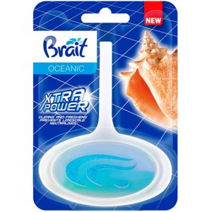 Блок-корзинка Туалетный BRAIT OCEANIC Xtra Power, устранение грязи и запахов, аромат Морской (40 гр)