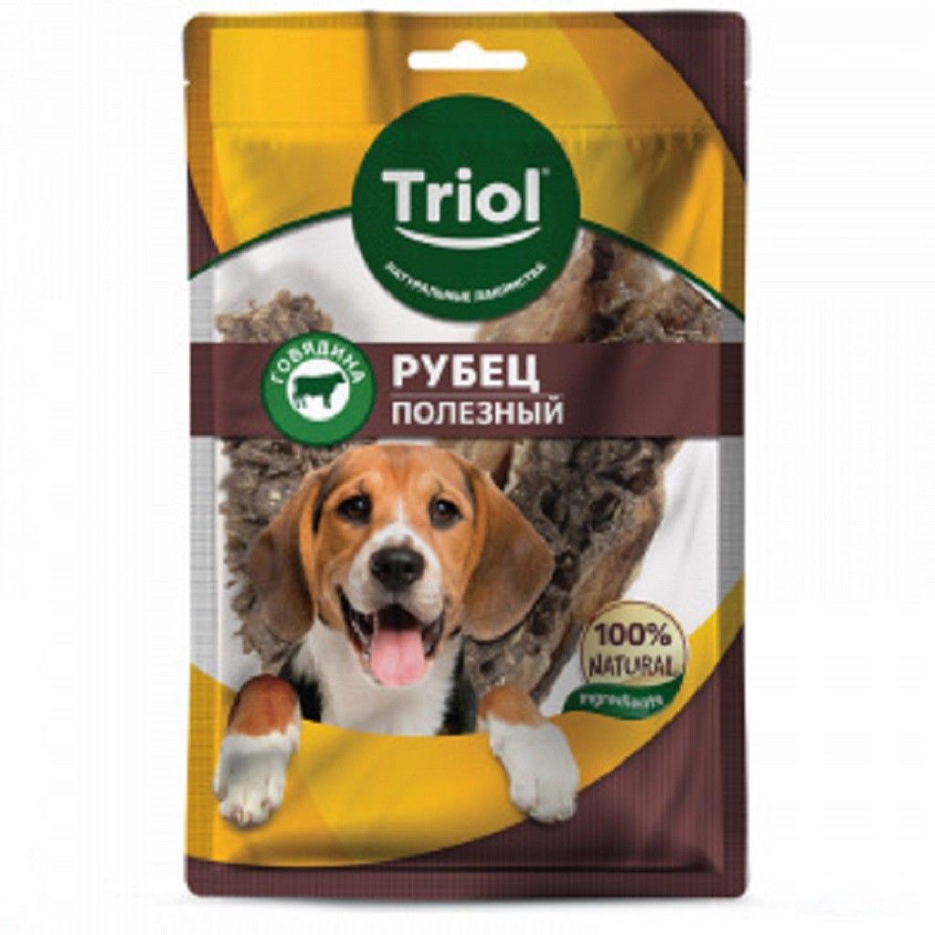 Рубец говяжий TRIOL полезный для собак, 30г