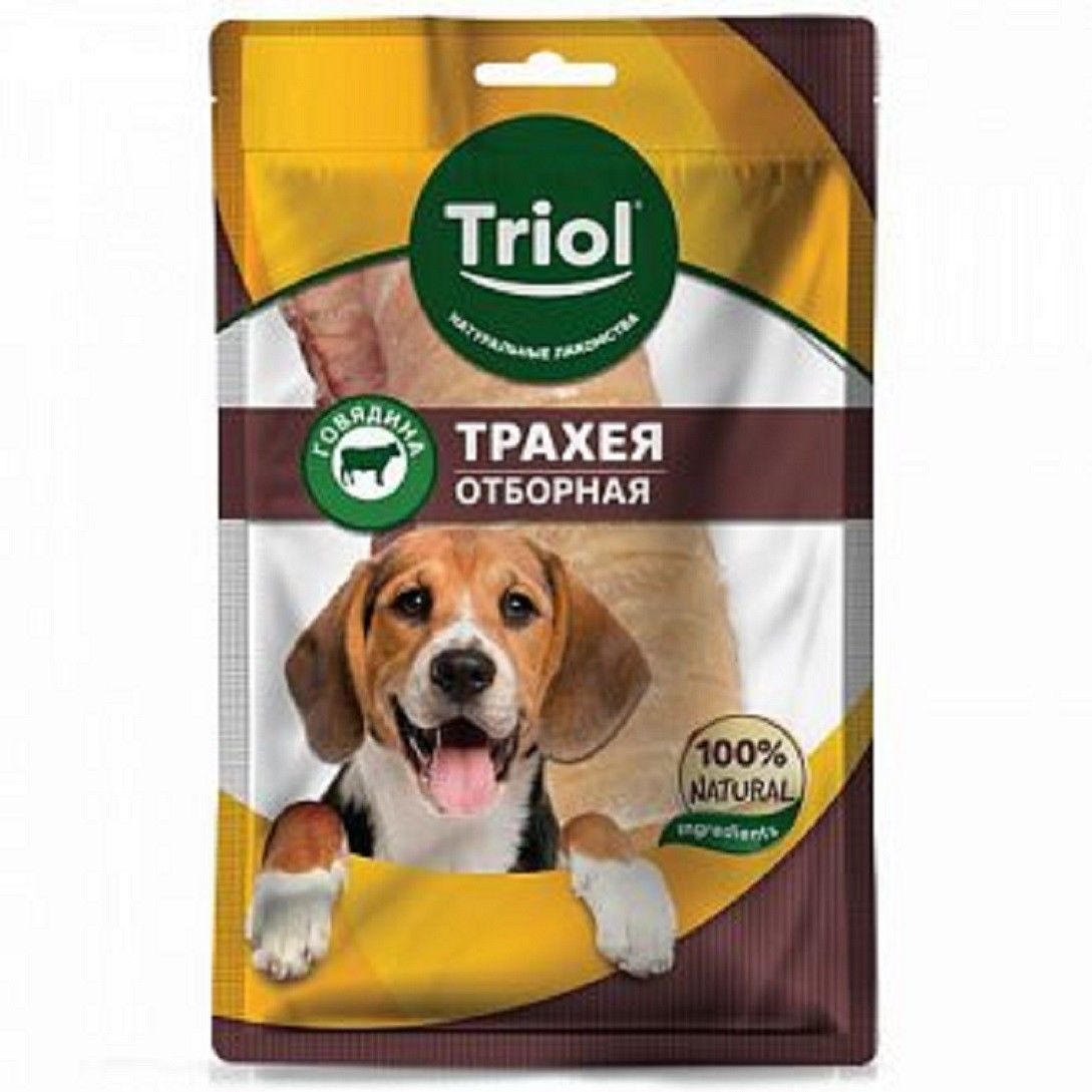 Трахея говяжья TRIOL отборная для собак, 35г
