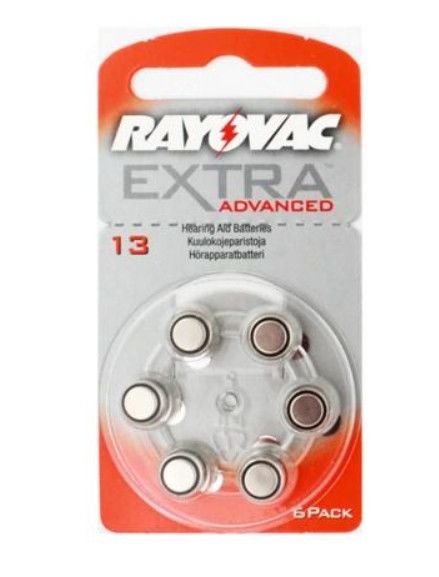 Батар.д/слух.RAYOVAC 13(PR48)310mAh