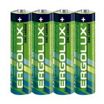 Батарейки Ergolux R03 SR4 ААА, 4шт, солевые