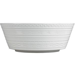 Салатник из костяного фарфора, 20 см, белый, серия Intaglio, Wedgwood