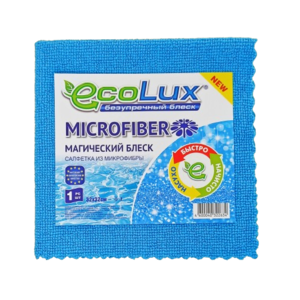 Микрофибра универ. ECOLUX MICROFIBER (голубой) 32*32