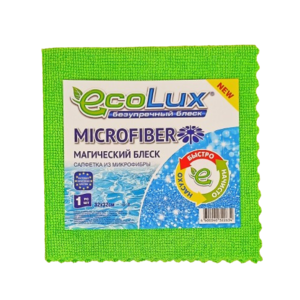 Микрофибра универ. ECOLUX MICROFIBER (зелёный) 32*32