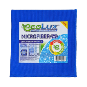 Микрофибра для стекол ECOLUX MICROFIBER (синий)