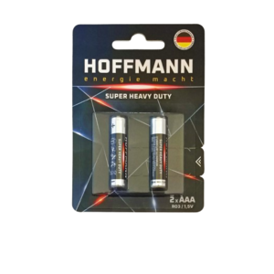 БАТАРЕЙКИ HOFFMANN SUPER HEAVY DUTY (ААА) 2 шт.в блистере