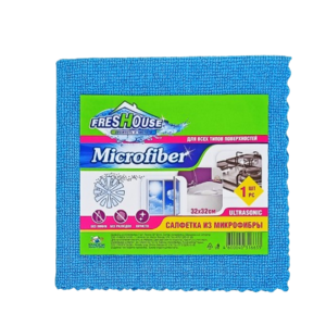 Микрофибра универ FRESHOUSE MICROFIBER (голубой) 32*32