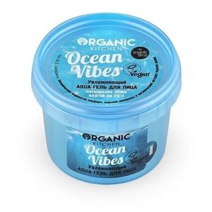 Гель-аква для лица увлажняющий Organic Kitchen Ocean vibes, 100 мл