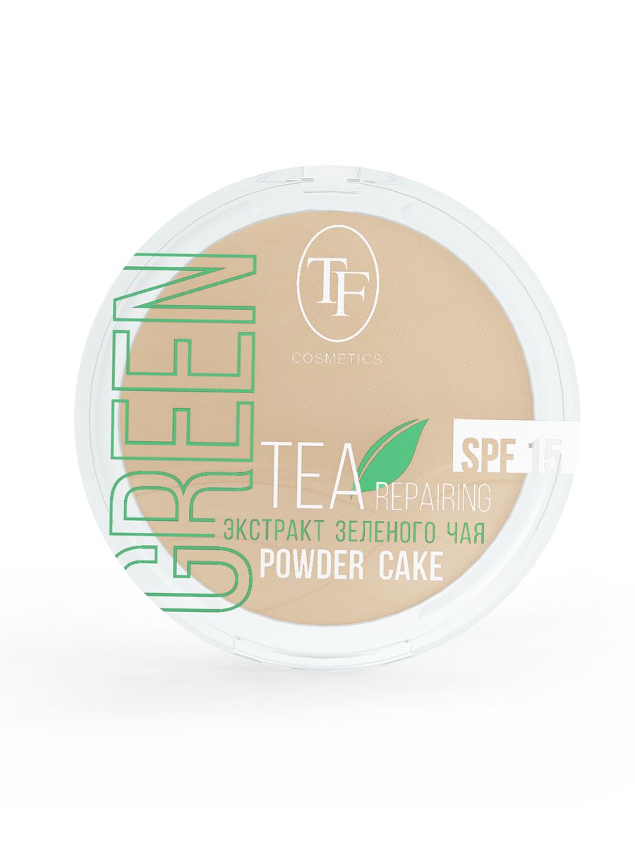 Триумф tf Пудра для лица Compact Powder Green Tea 03 песочный беж 04013