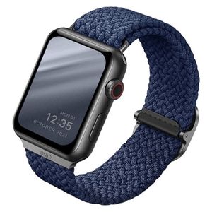 Плетеный ремешок Uniq ASPEN для Apple Watch Синий