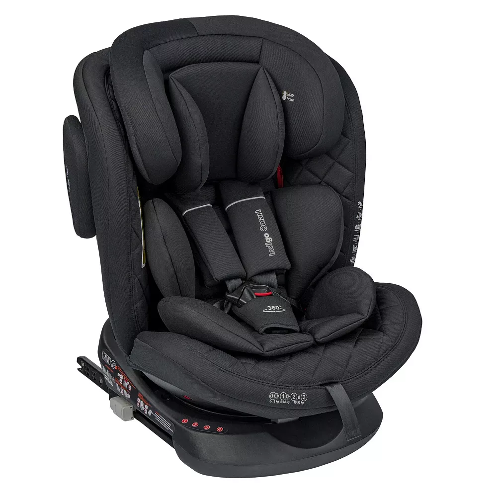 Автокресло INDIGO SMART Isofix 0+1+2+3 (0-36 кг)