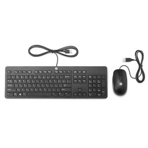 КЛАВИАТУРА С МЫШЬЮ HP SLIM USB KEYBOARD AND MOUSE (T6T83AA)