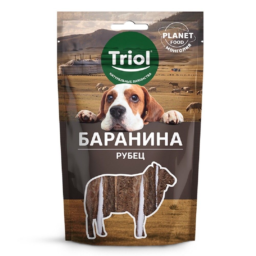 Лакомство для собак TRIOL PLANET FOOD Рубец бараний, 30г