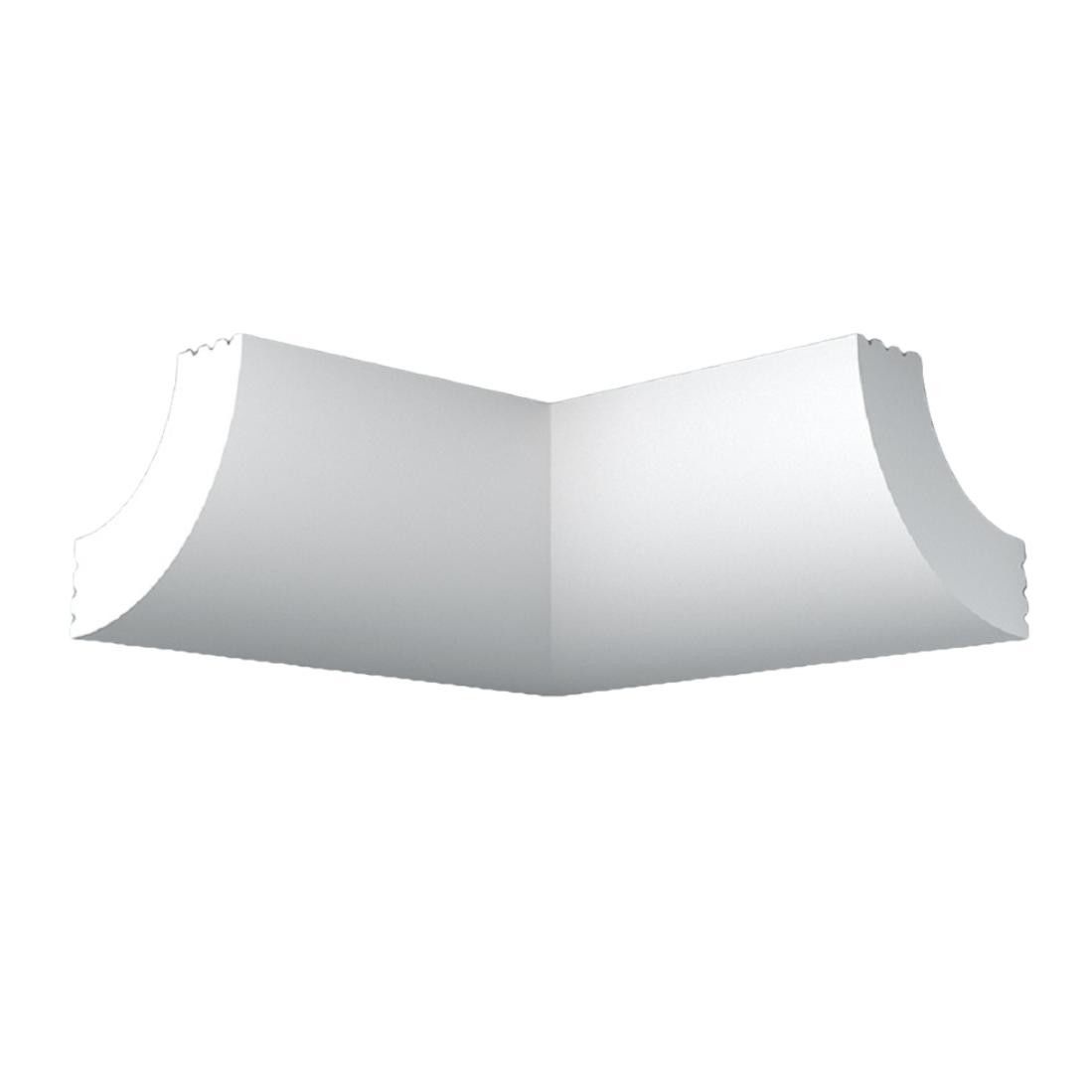 Уголок потолочный экструдированный ПЛИНТЭКС внутренний A20/20, белый, 20х20мм, 4шт
