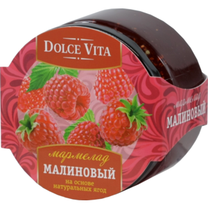 Dolche Vita. Мармелад Малиновый 285 гр. стекл.банка