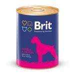 Консервы для собак Brit Сердце и печень