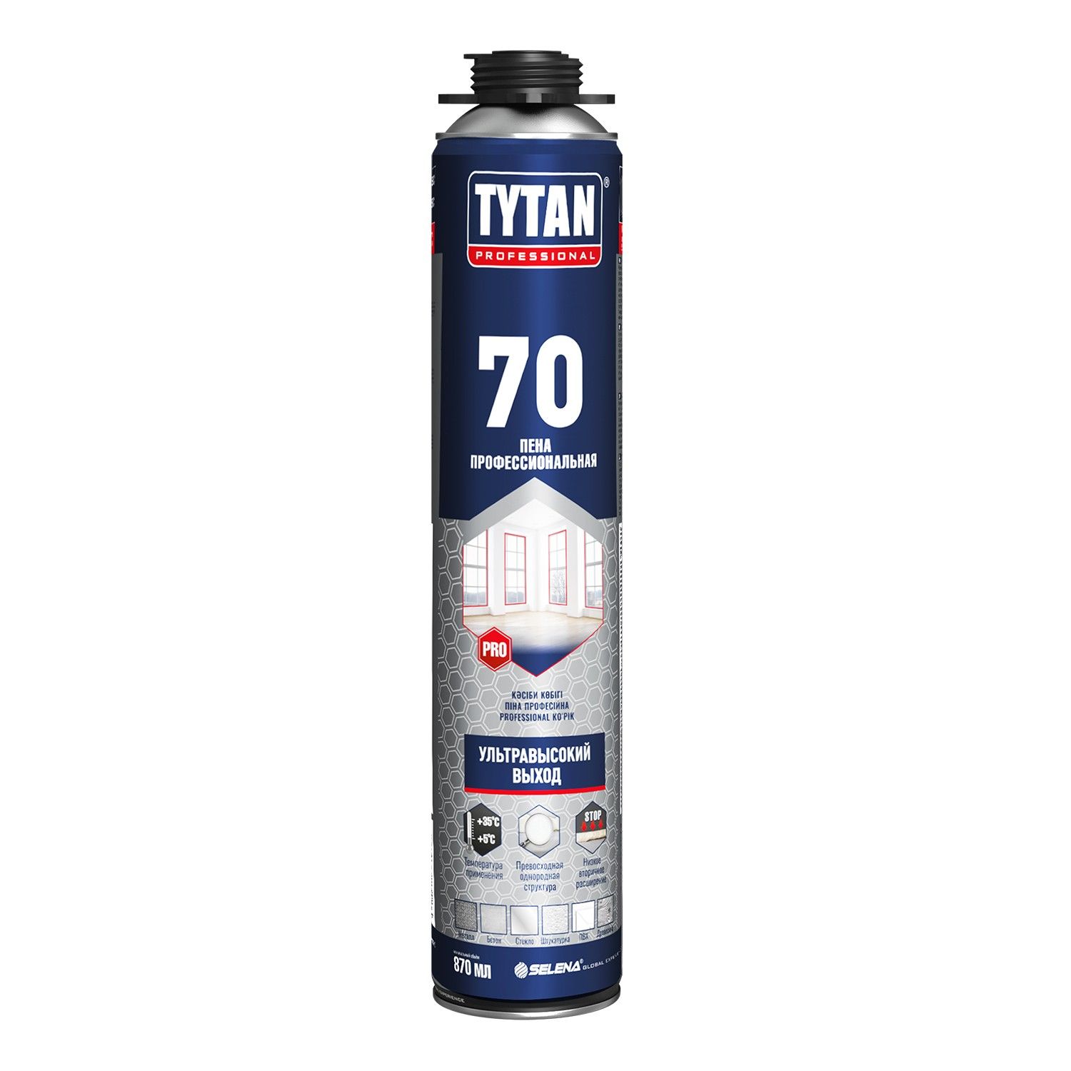 Пена профессиональная Tytan Professional Ultra 70, 870 мл