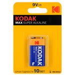 Батарейки Kodak 6LR61-1BL MAX SUPER Alkaline [K9V-1] (10/200/6000)